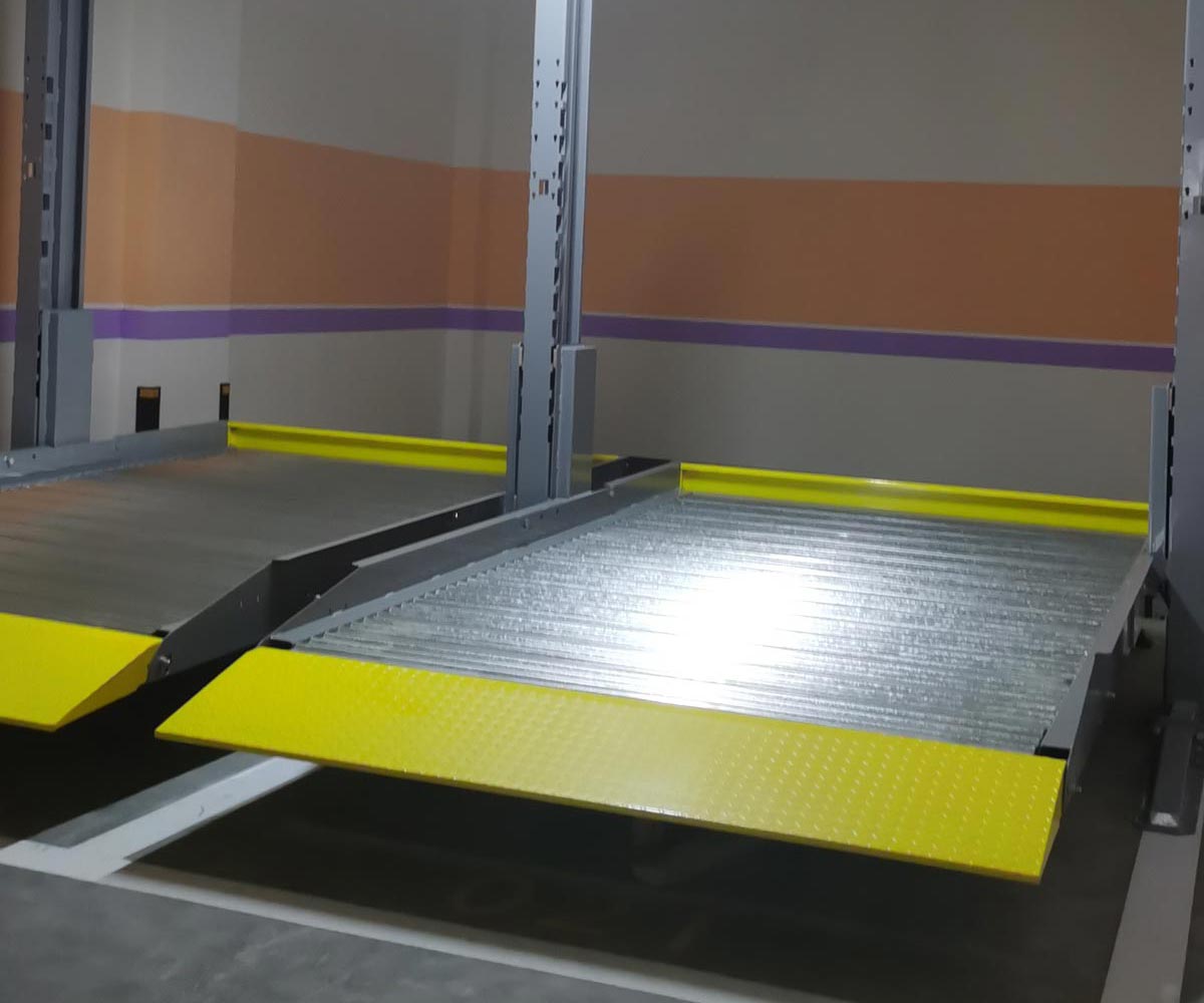 华州区两层简易升降类机械式停车库过规划