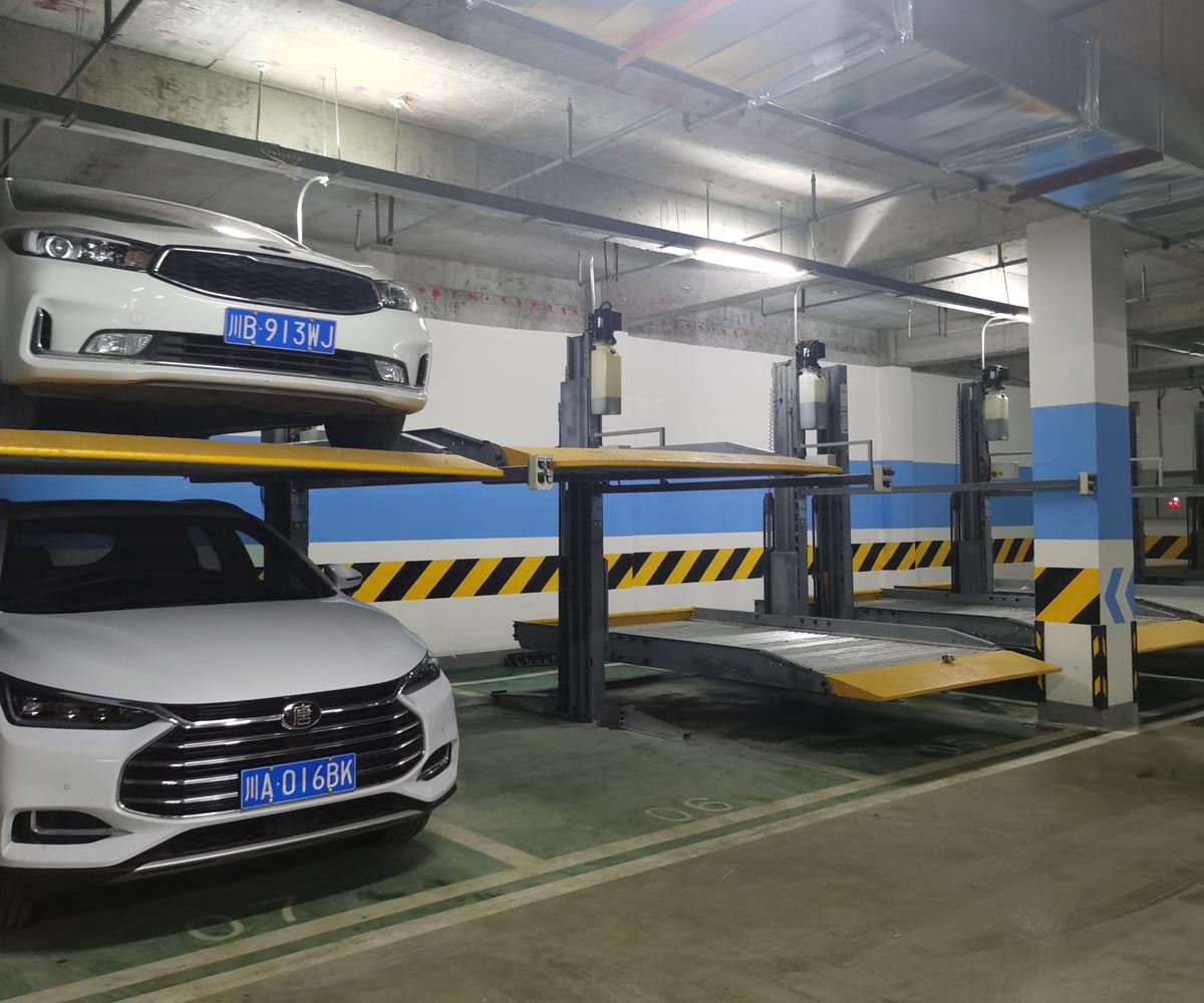 柳江区四柱简易类机械式立体停车设备