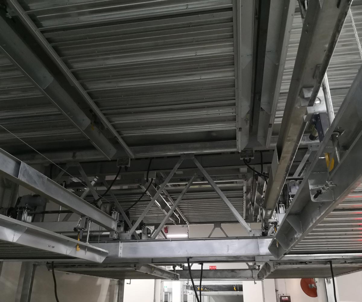 长洲区PSH5五层升降横移机械式立体停车库